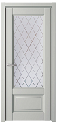 ПО Vinyl Эрмитаж-1 700 платина стекло мателюкс с алмазной гравировкой "Ромб" 